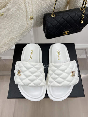 Chanel Women's Shoes Rhombus Velcro Slippers C91281 - 35 - View 5