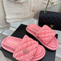 Chanel Women's Shoes Rhombus Velcro Slippers C91282 - 35 - View 1