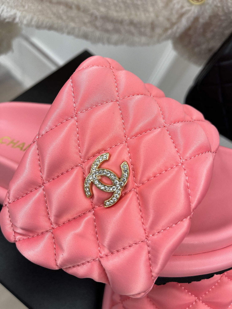 Chanel Women's Shoes Rhombus Velcro Slippers C91282 - 35 - View 6