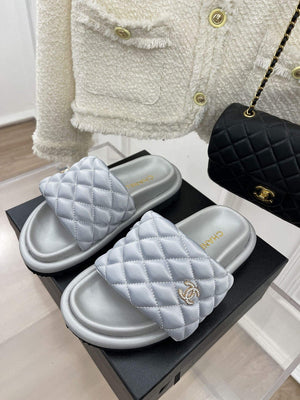 Chanel Women's Shoes Rhombus Velcro Slippers C91283 - 35 - View 3