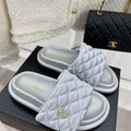 Chanel Women's Shoes Rhombus Velcro Slippers C91283 - 35 - View 1