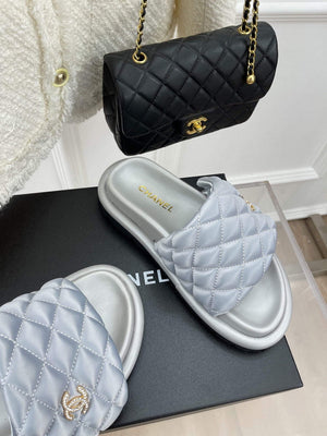 Chanel Women's Shoes Rhombus Velcro Slippers C91283 - 35 - View 5