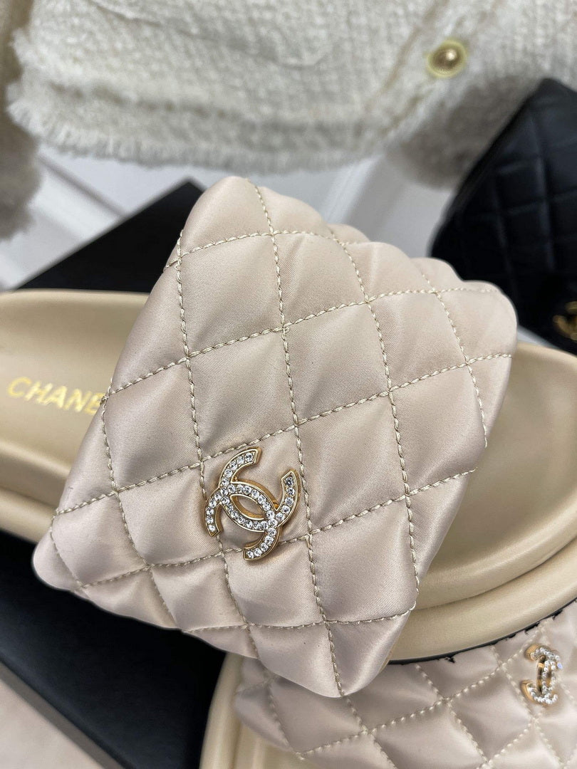 Chanel Women's Shoes Rhombus Velcro Slippers C91285 - 35 - View 7
