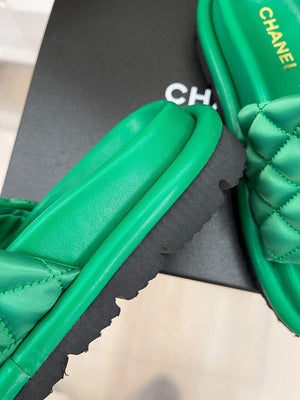 Chanel Women's Shoes Rhombus Velcro Slippers C91287 - 35 - View 8