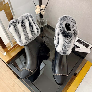 Chanel Women's Shoes Short Boots 193741 - 35 - View 2