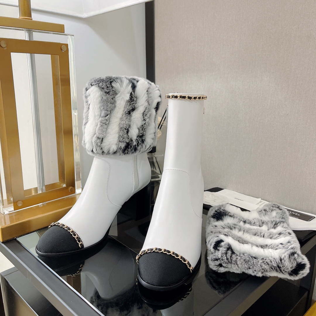 Chanel Women's Shoes Short Boots 193742