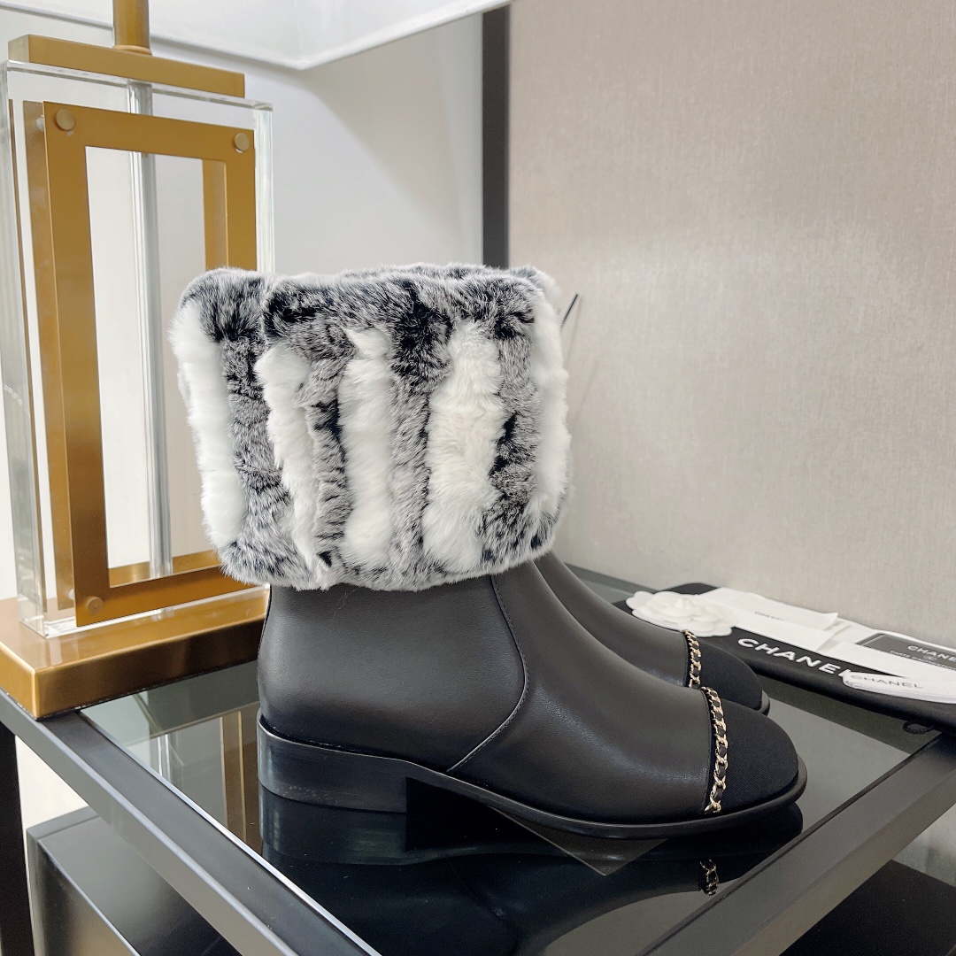 Chanel Women's Shoes Short Boots 193743 - 35 - View 8