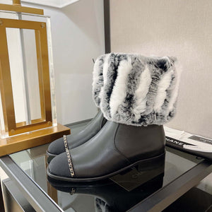 Chanel Women's Shoes Short Boots 193743 - 35 - View 6
