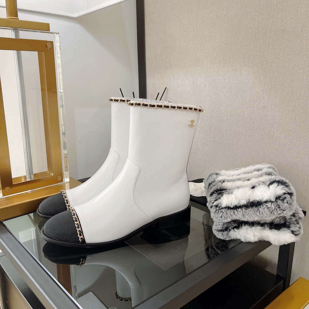 Chanel Women's Shoes Short Boots 193744 - 35 - View 2
