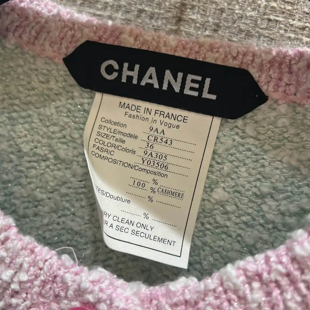 Chanel Women's single-breasted knitted cardigan coat  C62306