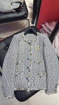 Chanel Women's single-breasted knitted cardigan coat  C62307
