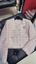 Chanel Women's single-breasted knitted cardigan coat  C62308