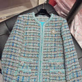 Chanel Women's single-breasted knitted cardigan coat  C62309