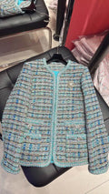 Chanel Women's single-breasted knitted cardigan coat  C62309
