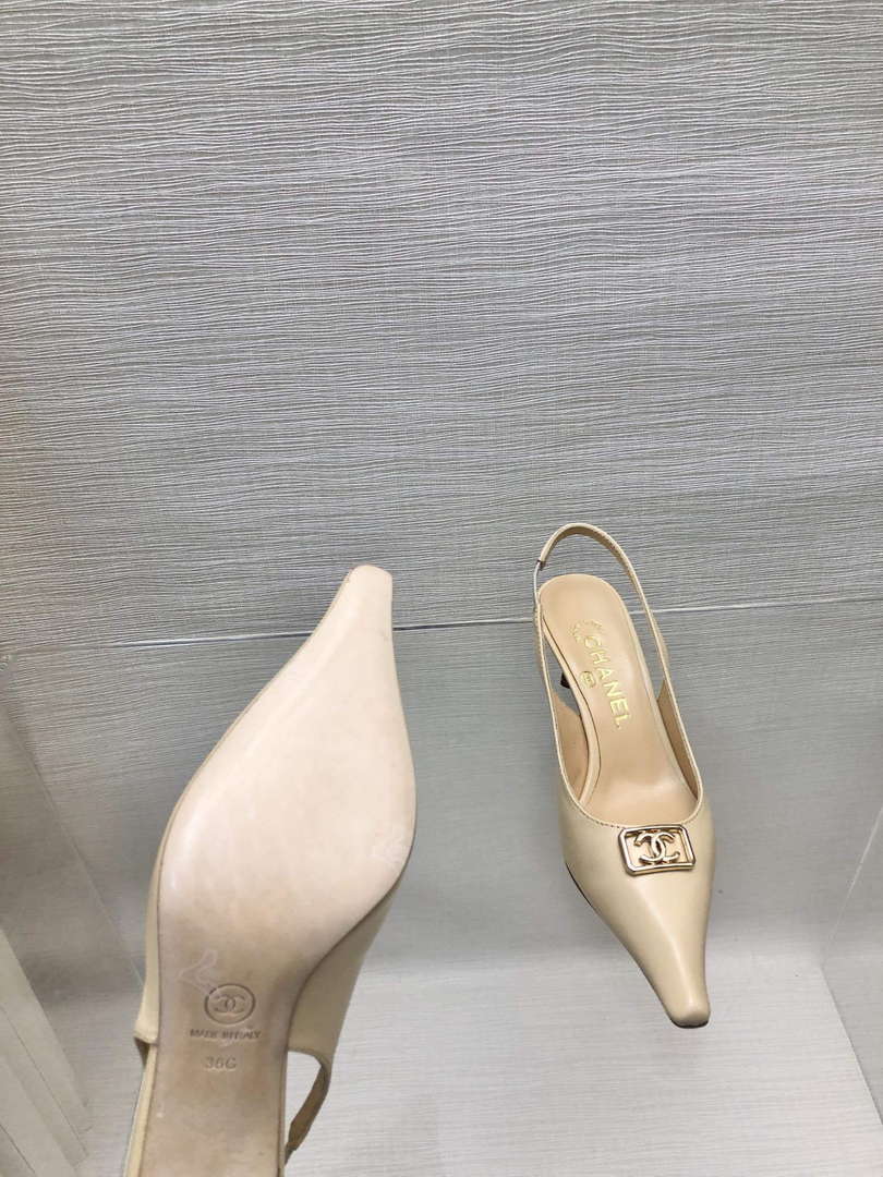 Chanel Women's Sling-Back Fashion Shoes C93201
