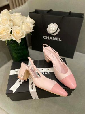 Chanel Women's G31318 Slingbacks Goatskin Grosgrain Sandals Shoes C91007 - Euro 35=US 4 - View 4