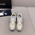 Chanel Women's Sneaker G45077 Designer Trainers Fabric Laminated C90102 - 34 - View 1