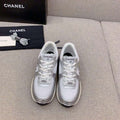 Chanel Women's Sneaker G45077 Designer Trainers Fabric Laminated C90103 - 34 - View 1