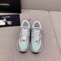 Chanel Women's Sneaker G45077 Designer Trainers Fabric Laminated C90105 - 34 - View 1