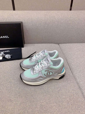 Chanel Women's Sneaker G45077 Designer Trainers Fabric Laminated C90105 - 34 - View 4