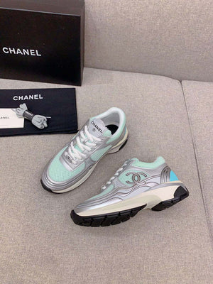 Chanel Women's Sneaker G45077 Designer Trainers Fabric Laminated C90105 - 34 - View 5
