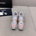 Chanel Women's Sneaker G45077 Designer Trainers Fabric Laminated C90106 - 34 - View 1