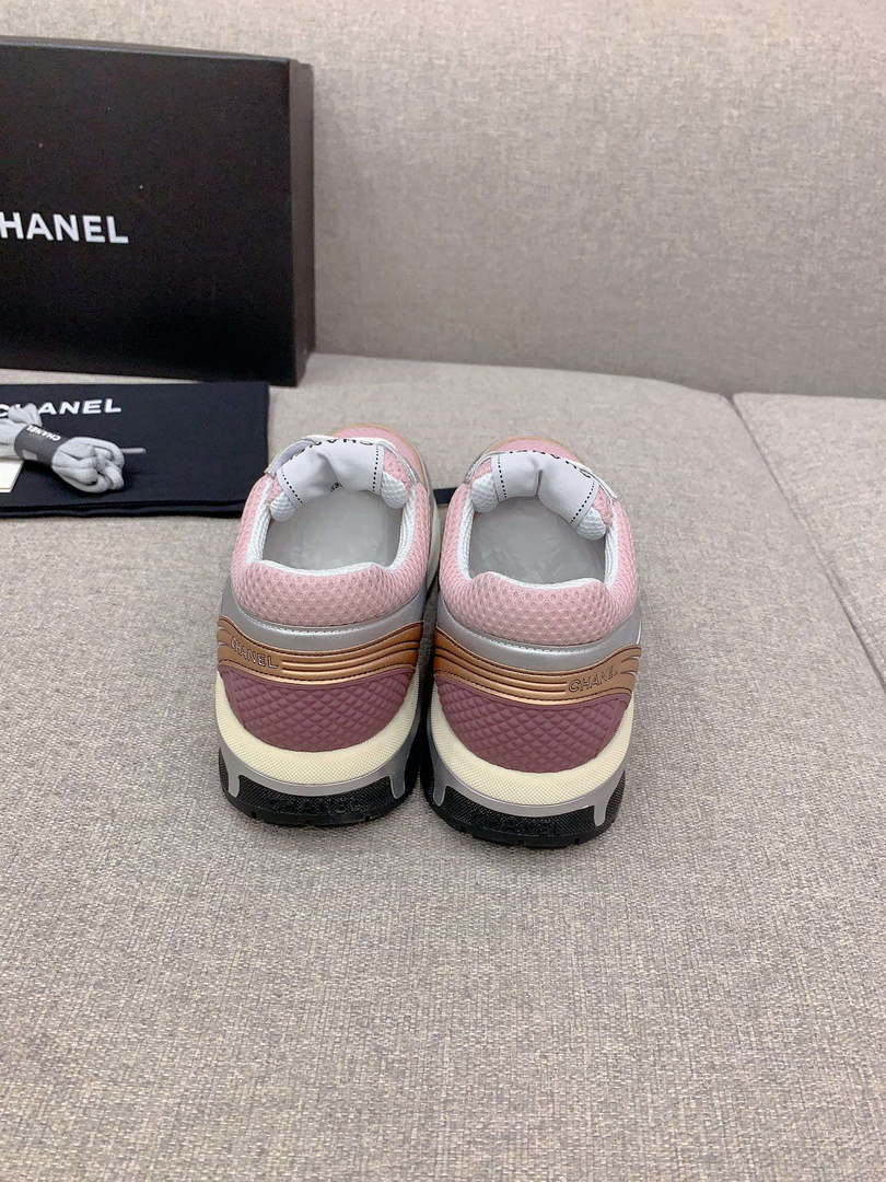 Chanel Women's Sneaker G45077 Designer Trainers Fabric Laminated C90106