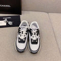 Chanel Women's Sneaker G45077 Designer Trainers Fabric Laminated C90107 - 34 - View 1