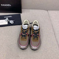Chanel Women's Sneaker G45077 Designer Trainers Fabric Laminated C90108 - 34 - View 1