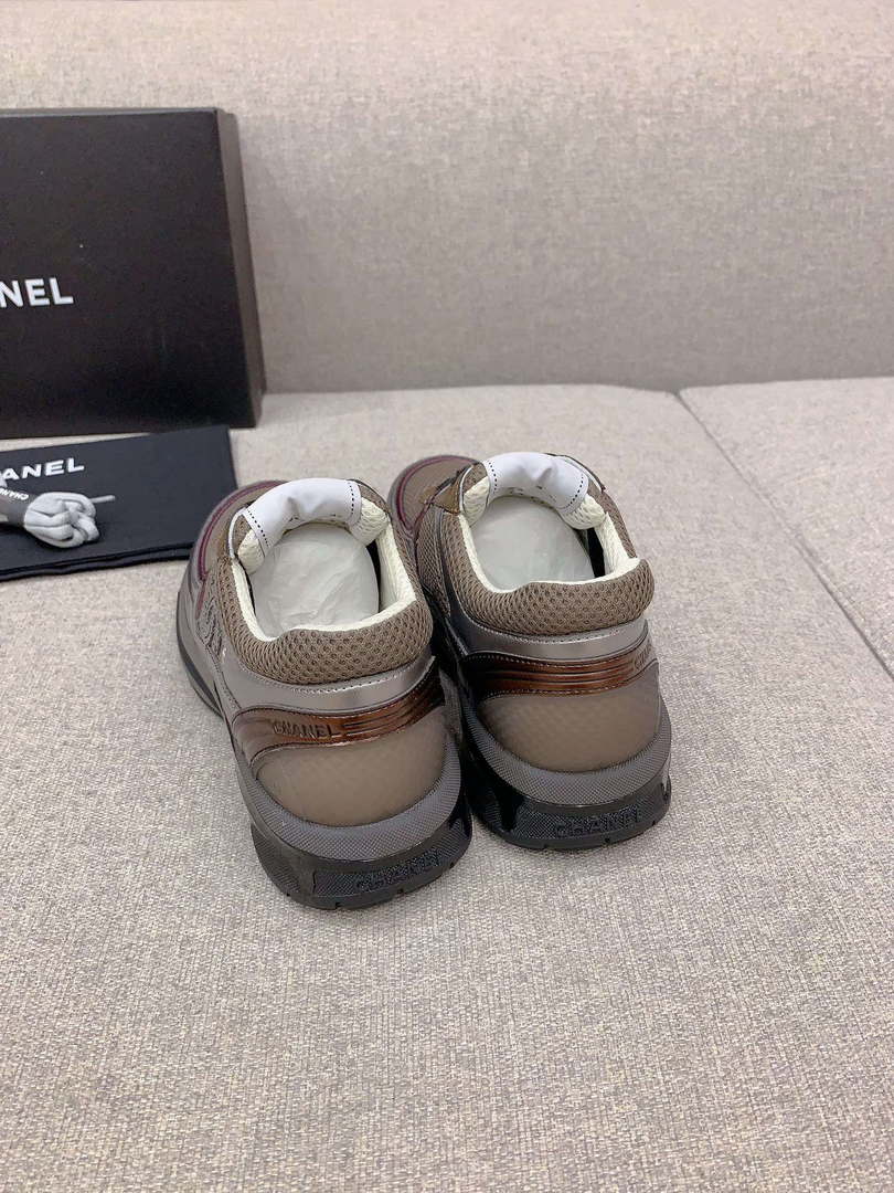 Chanel Women's Sneaker G45077 Designer Trainers Fabric Laminated C90108
