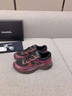 Chanel Women's Sneaker G45077 Designer Trainers Fabric Laminated C90109 - 34 - View 2