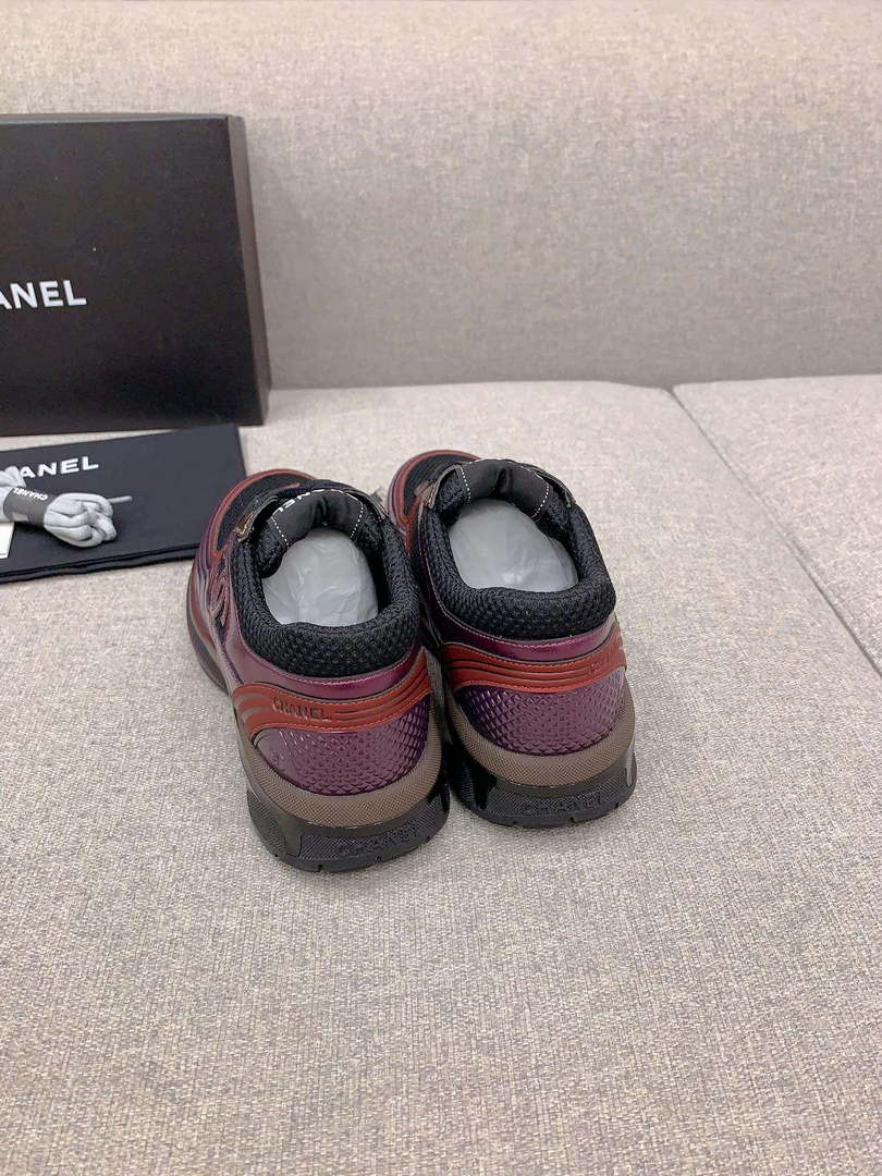 Chanel Women's Sneaker G45077 Designer Trainers Fabric Laminated C90109