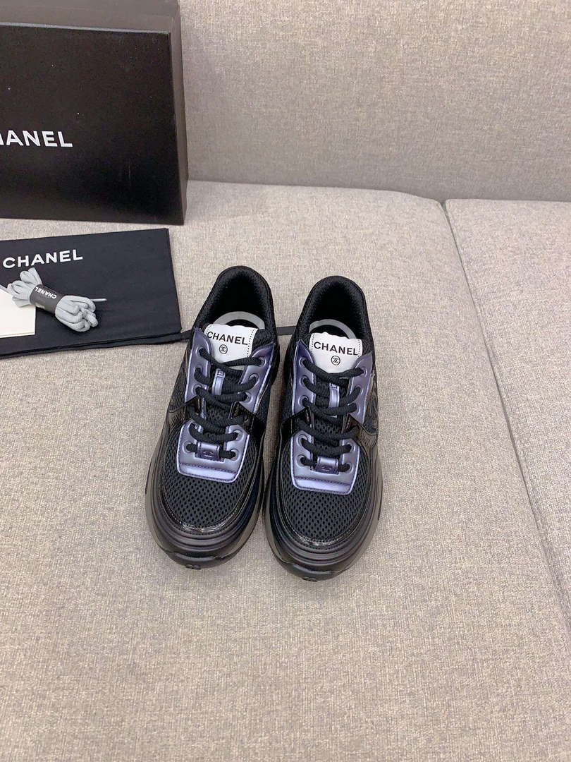 Chanel Women's Sneaker G45077 Designer Trainers Calfskin C90110