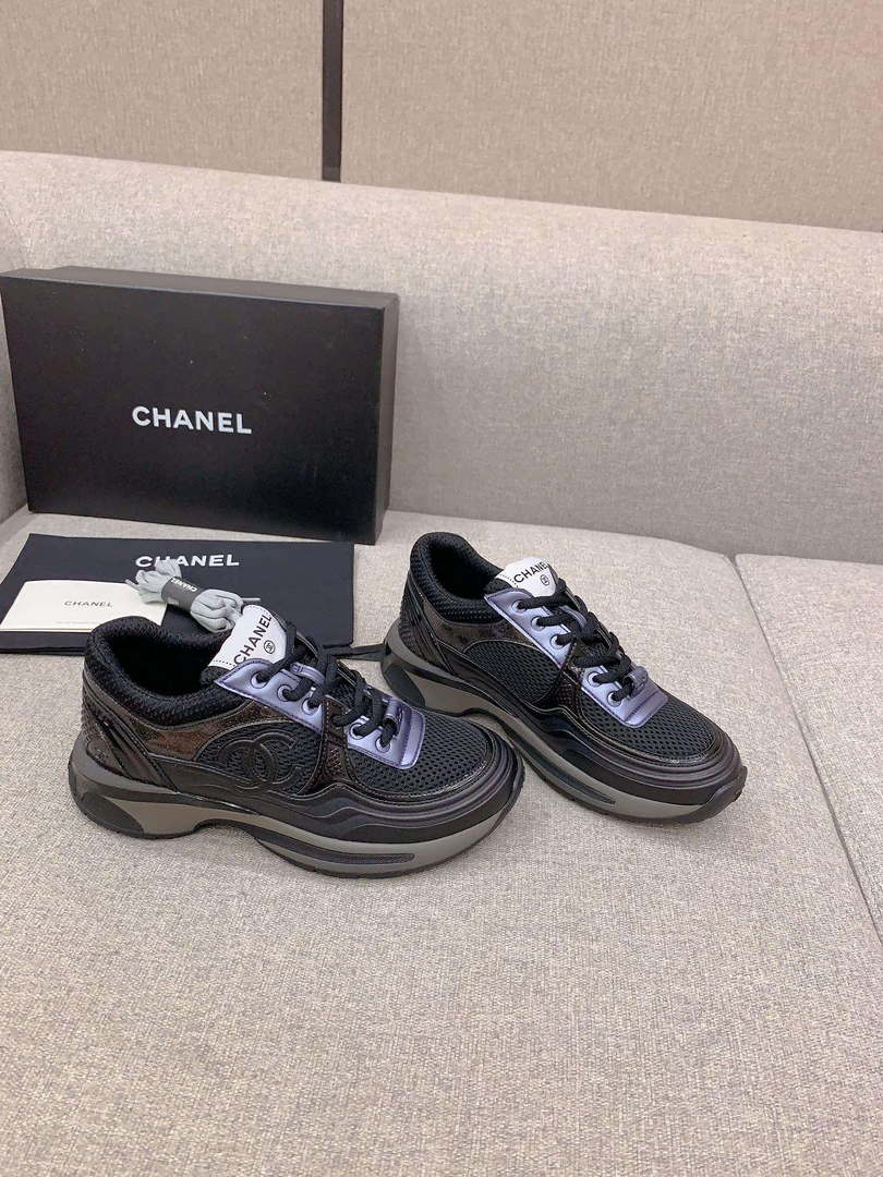 Chanel Women's Sneaker G45077 Designer Trainers Calfskin C90110
