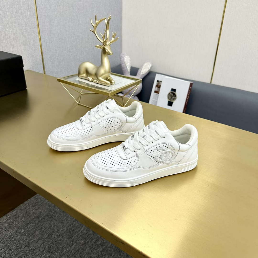 Chanel Women's Sneaker G45080 Designer Trainers Calfskin C90112 - 34 - View 1