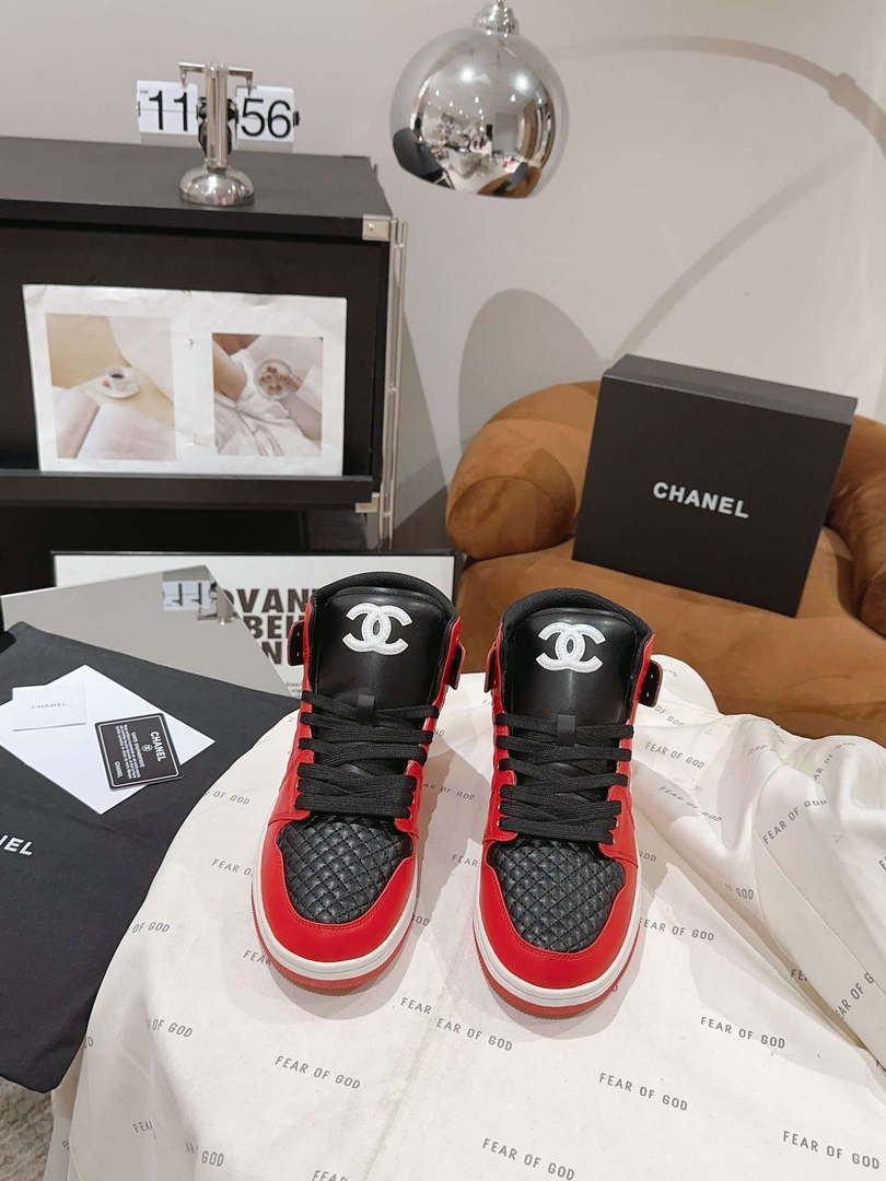Chanel Women's Sneaker G45080 Trainers Calfskin C90128 - 34 - View 1