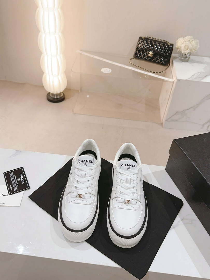 Chanel Women's Sneaker G45086 Designer Trainers Calfskin C90119 - 34 - View 1