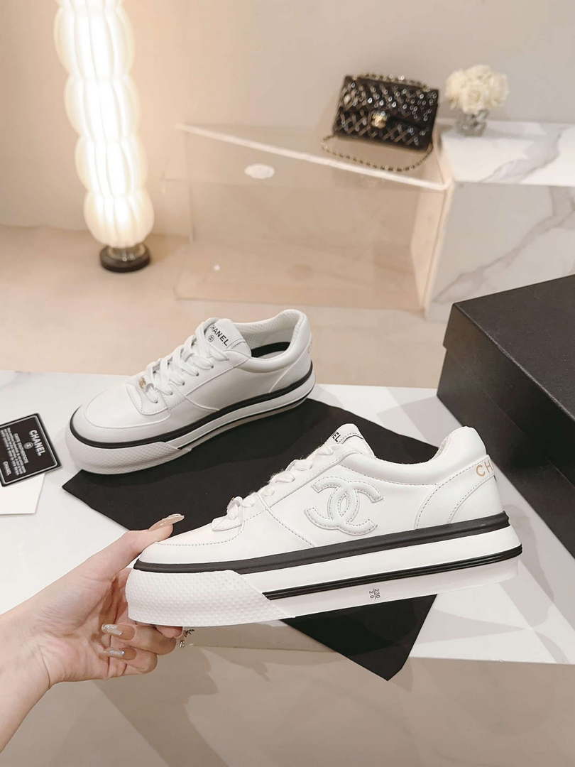 Chanel Women's Sneaker G45086 Designer Trainers Calfskin C90119