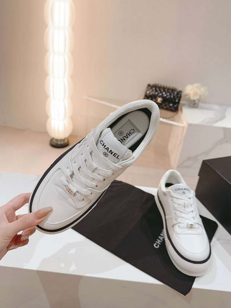 Chanel Women's Sneaker G45086 Designer Trainers Calfskin C90121 - 34 - View 1