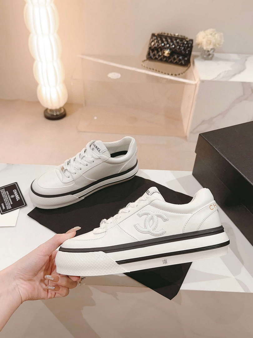 Chanel Women's Sneaker G45086 Designer Trainers Calfskin C90121