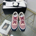 Chanel Women's Sneaker Shoes G38753 Pink and black