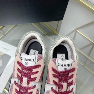 Chanel Women's Sneaker Shoes G38753 Pink and black - 35 - View 8