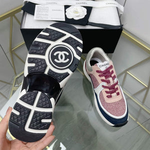 Chanel Women's Sneaker Shoes G38753 Pink and black - 35 - View 9