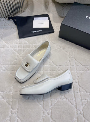 Chanel Women's Square-Toe Flat Shoes C93300 - Euro 35=US 4 - View 4