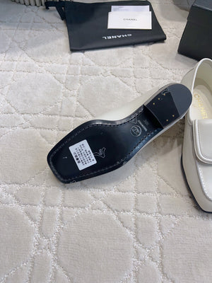 Chanel Women's Square-Toe Flat Shoes C93300 - Euro 35=US 4 - View 6