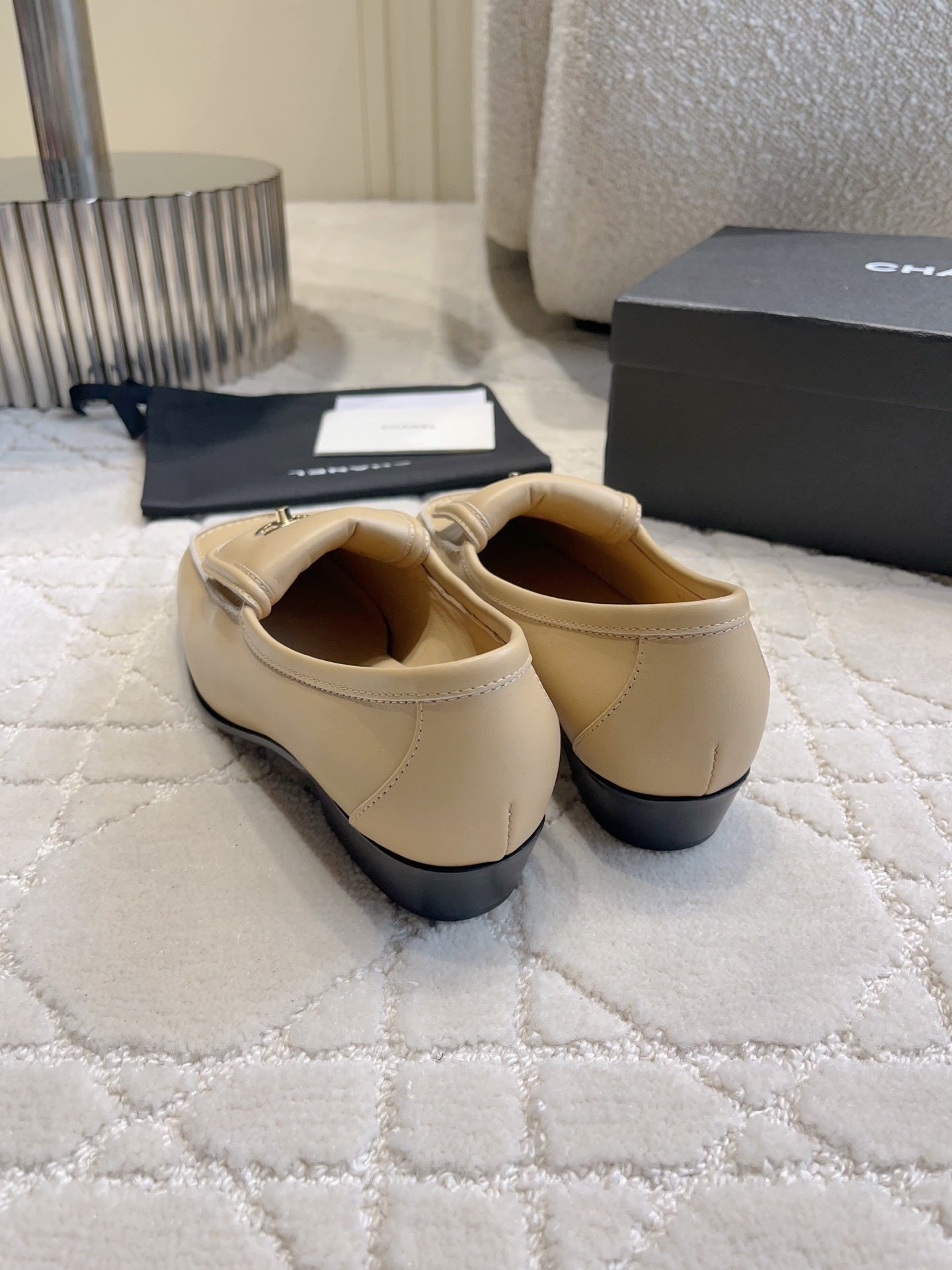 Chanel Women's Square-Toe Flat Shoes C93301 - Euro 35=US 4 - View 5