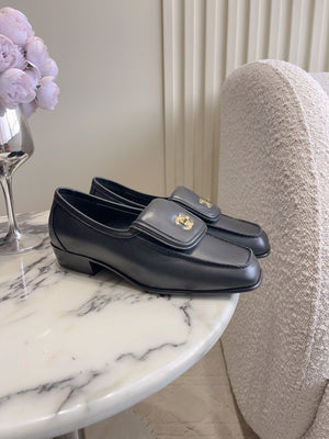 Chanel Women's Square-Toe Flat Shoes C93302 - Euro 35=US 4 - View 2