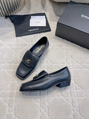 Chanel Women's Square-Toe Flat Shoes C93302 - Euro 35=US 4 - View 4