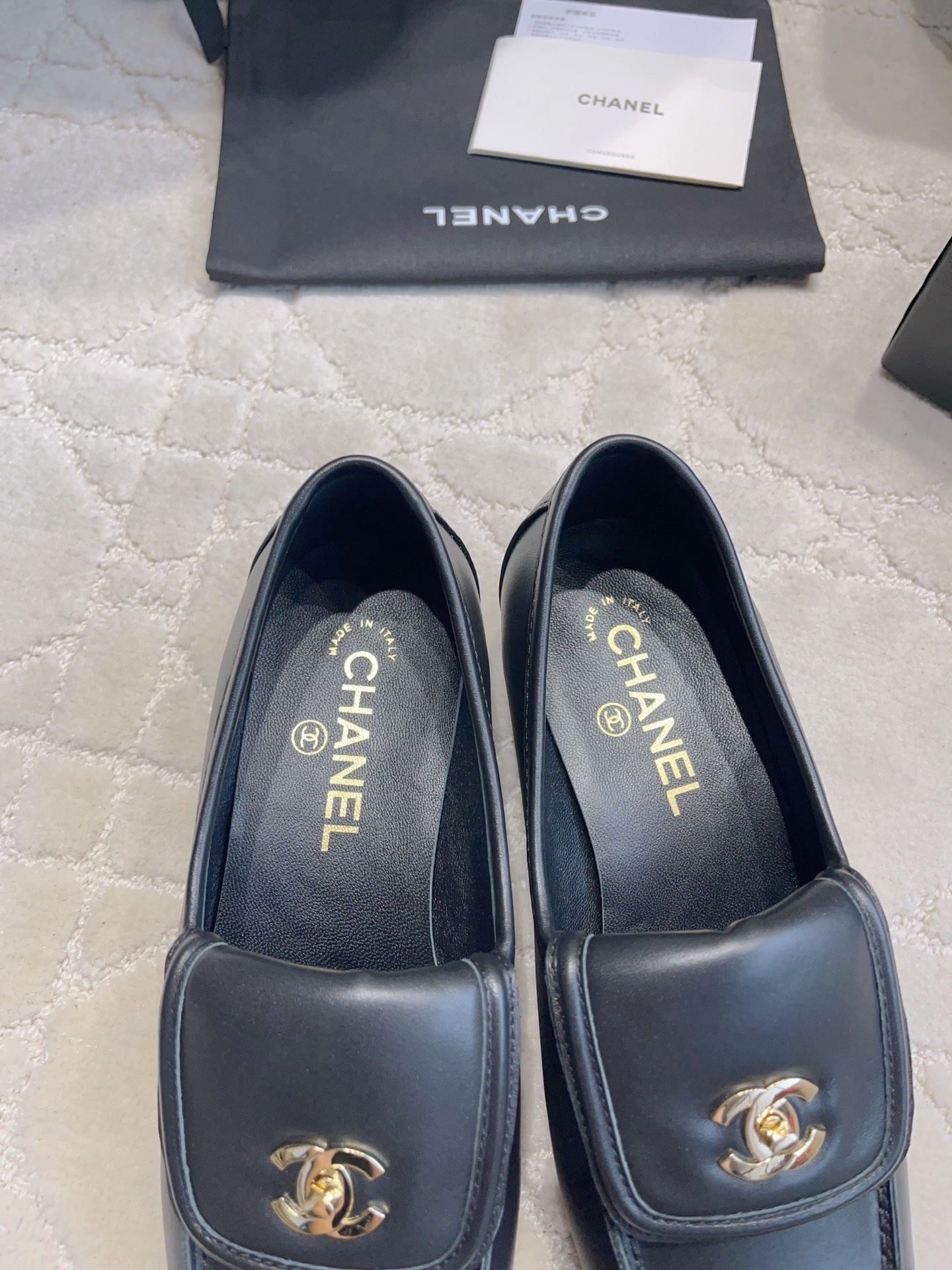 Chanel Women's Square-Toe Flat Shoes C93302 - Euro 35=US 4 - View 8