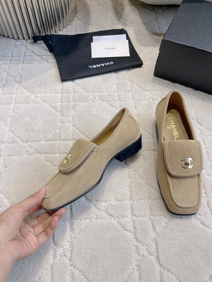Chanel Women's Square-Toe Flat Shoes C93303 - Euro 35=US 4 - View 3